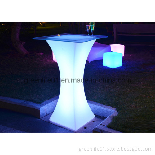 16color Changing, Battery LED Table, Glowing LED Furniture